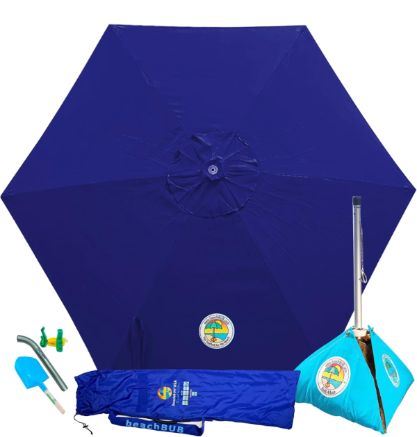 beachBUB All-In-One Beach Umbrella with sand base
